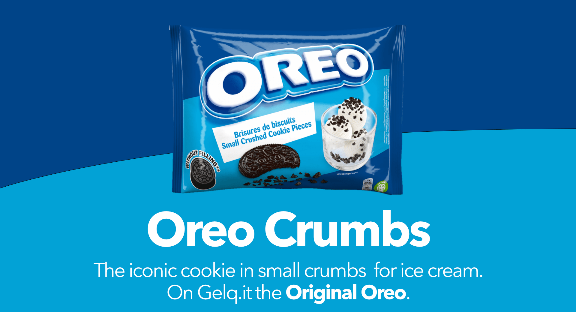 OREO CRUMBS, THE ICONIC COOKIE IN SMALL CRUMBS